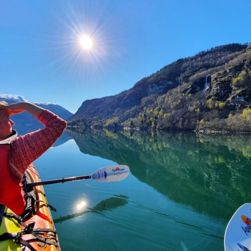 Lusterfjorden - Kayakking